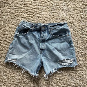 Agolde Riley Jean Shorts